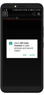 QR Code Scanner android App screenshot 1